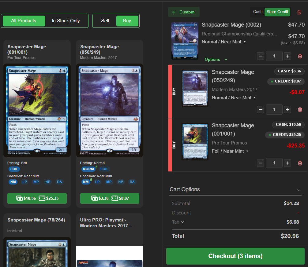 Buy & Sell in One Transaction