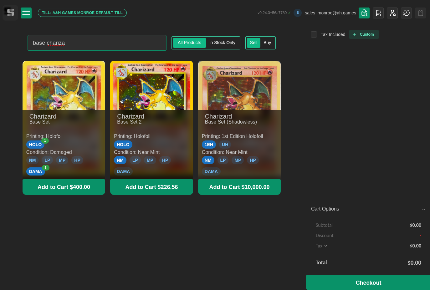 ShadowPOS main interface screenshot